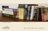 Eerdmans Spring / Summer 2011 Academic Catalog