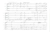 Modern String Quartet and Parts Classical Music Score