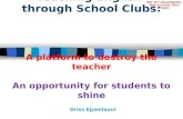 Teaching English Through School Clubs