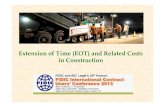 EOT Related Cost Compensation Determination