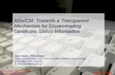 ADoCSI: Towards a Transparent Mechanism for Disseminating Certificate Status Information