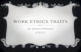 Work ethics traits
