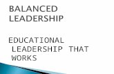 Balanced Leadership: Leadership at all levels