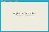 What is a Single Sample Z Test?