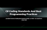 C# Coding Standards and Best Programming Practices