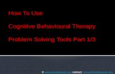 CBT Problem Solving Tools Part 1/3