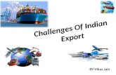 Challenges of indian export
