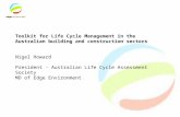 Toolkit for Life Cycle Management in the Australian building and construction sectors