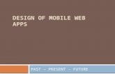 Design of mobile web apps