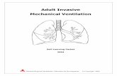 Adult Invasive Mechanical Ventilation