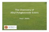 Chemistry of Alkyl Polyglucoside Esters