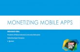 Monetizing Mobile Apps - #chipfiesta 2013