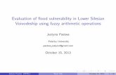Justyna Pastwa - Flood vulnerability estimation using FHA geometric mean method