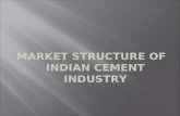 Mkt structure of indian cement industry