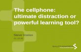 The cellphone:  ultimate distraction or powerful learning tool?