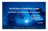 The Impact of the EU Ban on Energy Efficient Lighting