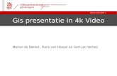 Gis presentatie in 4k video