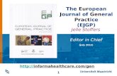 European Journal of General Practice @ Wonca Europe 2012 Conference Vienna