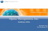 Opexa therapeutics corporate presentation september 2014 final