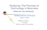 Robert Lavery - Realizing the promise of technology in business