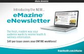 Electronic Health & Wellness Newsletter for Workplace Wellness Programs and Employee Communication