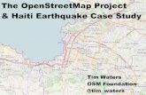 OpenStreetMap - Case Study Haiti Crisis Response