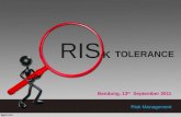 Risk tolerance in decision making