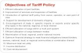 Port Planning  Pricing Tariff