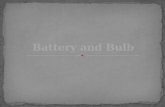 Chapter 4 battery and bulb