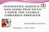 Innovative Services and Best Practices under the Glob@l Libraries - Bulgaria Program