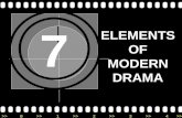 7 elements of modern drama