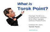 Torok Point - Professional Keynote Speaker