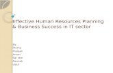 Effective human resource planning