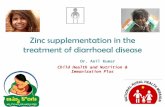Zinc in Diarrhea in infants and children