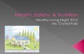 Health, safety, & nutrition slideshow