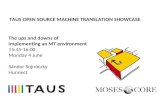 TAUS OPEN SOURCE MACHINE TRANSLATION SHOWCASE, Paris, Sándor Sojnóczky, Hunnect, 4 June 2012