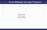 Truck mileage savings program