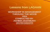 Lessons from Lagaan, the movie