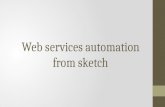 Web services automation from sketch