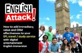 English Attack! for Language Study Travel