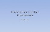 Flex Building User Interface Components