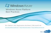 Windows Azure Platform best practices by ericnel