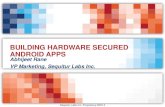 Using Hardware Security with Android Apps