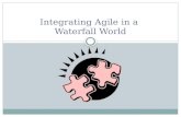 Integrating Agile In A Waterfall World 1