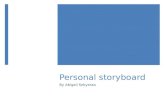 Personal storyboard presentation