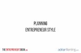 Planning  entrepreneur style - Adrian Fleming