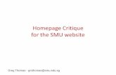 Homepage Design Critique
