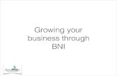 Growing your business through BNI