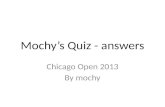 Mochy’s quiz answers