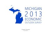 Michigan 2013 Economic Outlook Survey